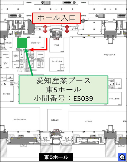 第29回日本国際工作機械見本市（JIMTOF2018）の展示会場案内図