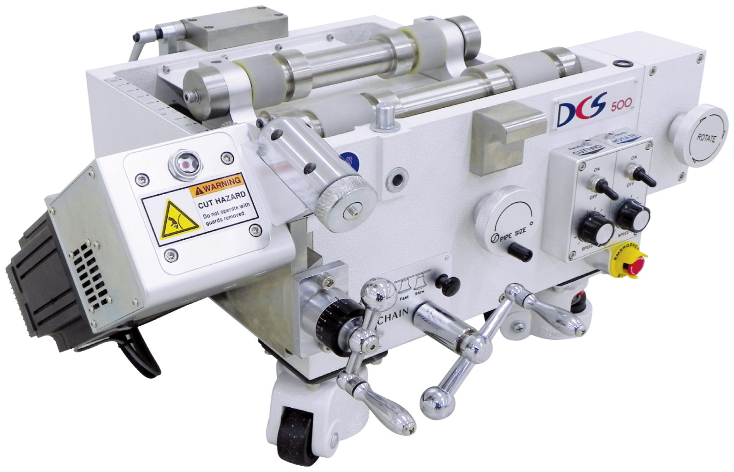 DCS ENG社 S-500 半自動回転式大径配管切断・開先加工機